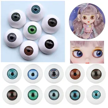 1 чифт 24 мм, 30 мм и Синьо-кафяво-зелени аксесоари САМ Акрилни Очите Безопасна Играчка за животни Кукла на Очната ябълка Производство на кукли Занаяти