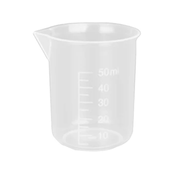 10 бр. Пластмасова мерителна чашка за еднократна употреба, храни мерителна чаша, чаши за запълване на епоксидна смола за течности, Измерване/ смесете боя.