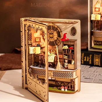 3D САМ Вълшебна Книга е Ръководство за Монтаж Творчески Куклена Къща за Деня На Завършил Приятелка на Детски Образователни Подаръци 22x17x3,5 см