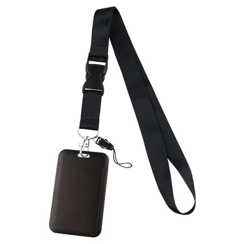 ER1916 Обикновен черен маточната ремък, обтегач, каишка за ключове, карта за идентификация, колани за телефона в салона, държач за бейджа USB, въженият шнур за окачване на