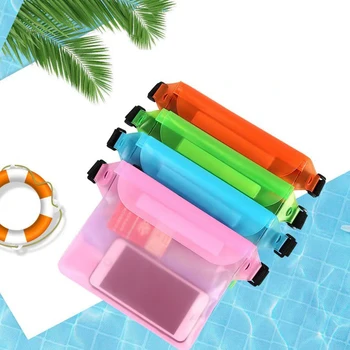 Untoom, водоустойчив поясная чанта за плуване, плаващите и гмуркане, водоустойчив калъф за телефон, портфейл, подводен суха раница през рамо, калъфче с джобен размер