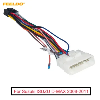 Авто 16-пинов аудио теглене на кабели FEELDO за Suzuki ISUZU D-MAX, 16-пинов адаптер за стерео вторичен пазар