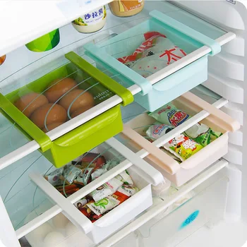 Багажник-органайзер за хладилника Кутия за съхранение на Хранителни продукти, Плодове, Зеленчуци Кошници Организаторите за чекмеджета Етажерки за съхранение на хладилника Кухненски Организаторите