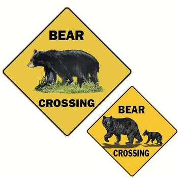 Внимателно, Черна мечка, Предупредителен знак 