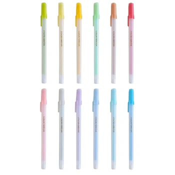 Гел химикалки Macaron Цвят на Цвят дръжка 0,5 мм Fine Point за деца и възрастни