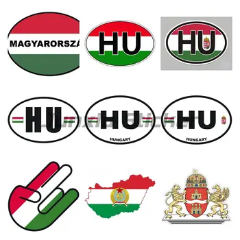 Гербът на Унгария Флаг Стикер на кола на Бронята на колата под Наем на Лаптоп, стикер Аксесоари за декорация Стикер PVC