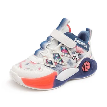 Детски обувки, Детски маратонки Баскетболни обувки за момчета Спортни обувки за бягане на открито, Тенис обувки за момичета Дишащи обувки за момче