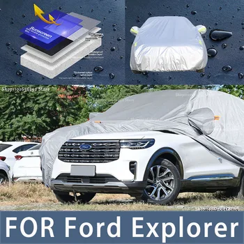 За Ford Explorer Външна защита, пълни с автомобил сеат, снежната покривка, козирка, Водоустойчива Прахозащитен Външни Автомобилни аксесоари