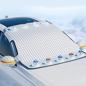 За Hyundai Creta IX25 I30, IX35 Tucson Solaris Сверхтолстые Магнитни Слънчеви Очила На Предното стъкло на превозното средство със Защита От Замръзване на Снега