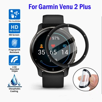 За Смарт часовници на Garmin Venu 2 Плюс Протектор на Екрана PMMA Мека Защитно Фолио Venu2plus 3D Калъф За Garmin Venu2 Plus Не Стъклена