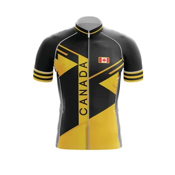 Канадски бързо съхнещи тениски за велоспорта, Лятна велосипедна облекло за МТБ-велосипеди с къс ръкав, дрехи за състезателни велосипеди Ropa Maillot Ciclismo