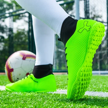 Качествени Футболни обувки Messi, Здрава Лека Футболни обувки, Удобни Спортни Маратонки за футзала, на Едро, в Размер на 35-47