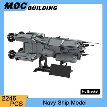 Космически Военен Филм от Серията Navy Raptor Class Ship MOC Градивни елементи Монтажна Модел Тухли Колекция от Креативни Играчки за Коледни Подаръци
