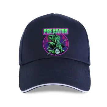 Модерна мъжка бейзболна шапка Predator 2022 г. - неоново зелено и лилаво лого Predator Circle