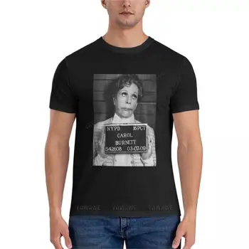 мъжка тениска памучен Карол Бърнет, активна тениска, тениска, за мъже графична тениска мъжка тениска, графична хипи облекло, черна тениска