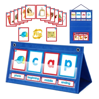 Настолни Джобни акустични игри с таблици, образователна играчка по правопис за деца от 5-8 години D5QC