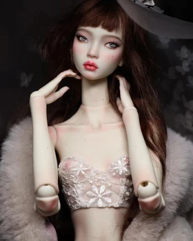 Нова sd 40cm Момиче BJD1/4-сам mihui ейми Модел От Смола, Екшън-Кукла, Благородна Художествена Играчка, Грим