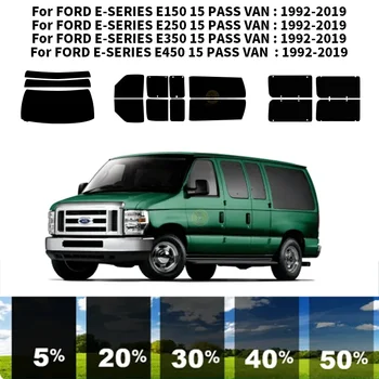 Предварително обработена нанокерамика за кола, Комплект за UV-Оцветяването на Прозорци, Автомобили Фолио За Прозорци на FORD E-SERIES E150 15 PASS VAN 1992-2019