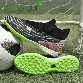 Професионални футболни обувки Man Fg Професионална футболна обувки Big Boy Indoor Дизайнерски маркови маратонки и Футболни чорапи Мъжки