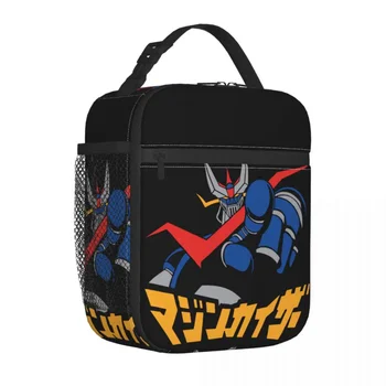 Страхотни чанти за обяд с изолация Mazinger Z Finger, портативен контейнер за храна от аниме, термосумка, обяд-бокс, чанта за плаж, пикник
