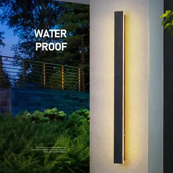уличен водоустойчив led уличен фенер с мощност 30 W, лампи за защита на очите висока яркост за украса на градината, на вилата, на двора