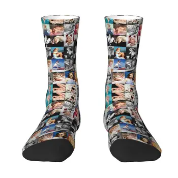 Чорапи Harajuku Marilyns Monroe Колаж, американски модел и певица, Мъжки и дамски Чорапи за баскетбол с 3D-принтом
