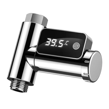 FBIL-led екран, воден кран, накрайник за душ, датчик за температура 5 ℃-85 ℃, Термометър за баня, монитор за измерване на температурата на водата