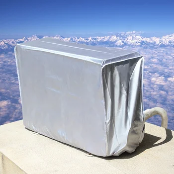 На кутията на климатика водоустойчива защита от слънце и дъжд външен слънцезащитен крем За избор на няколко размера
