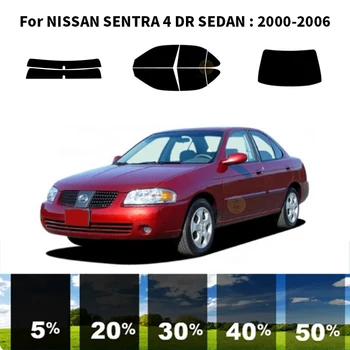 Предварително обработена нанокерамика Комплект за UV-Оцветяването на автомобилни прозорци Автомобили фолио за прозорци на NISSAN SENTRA 4 DR СЕДАН 2000-2006
