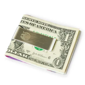 Ретро метален мъжки портфейл с щипка за пари от масивен месинг, притежател на пари в брой, папка за кредитни карти Id за мъжки мини чантата