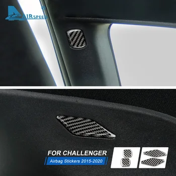 Стикер AIRSPEED за Dodge Challenger 2015 2016 2017 2018 2019 2020 Автомобилни въздушни Възглавници, изработени от въглеродни влакна, Аксесоари за вътрешни облицовки