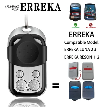 Съвместим с Дистанционно управление на гаражни врати ERREKA LUNA2/ERREKA LUNA3/ERREKA RESON1/LUNA2 с Фиксиран код 433 Mhz